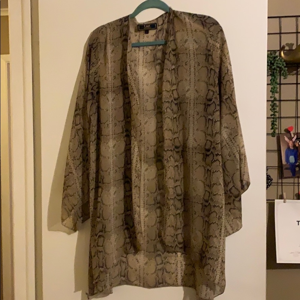 Snakeskin kimono